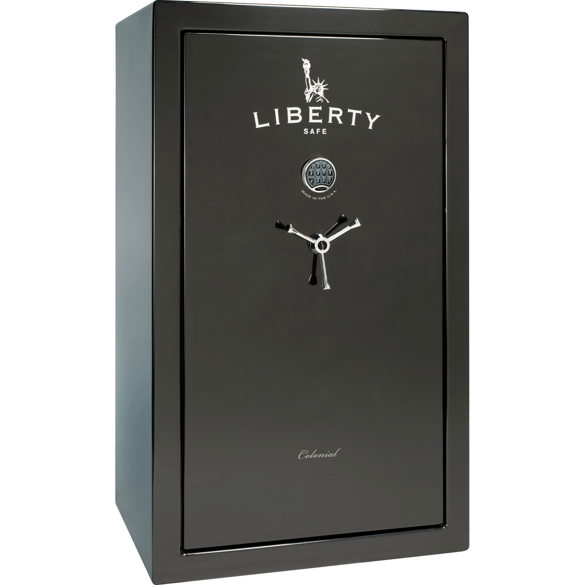 Colonial Series | Level 4 Security | 75 Minute Fire Protection | 30 | DIMENSIONS: 60.5&quot;(H) X 36&quot;(W) X 22&quot;(D*) | Black Gloss | Electronic Lock