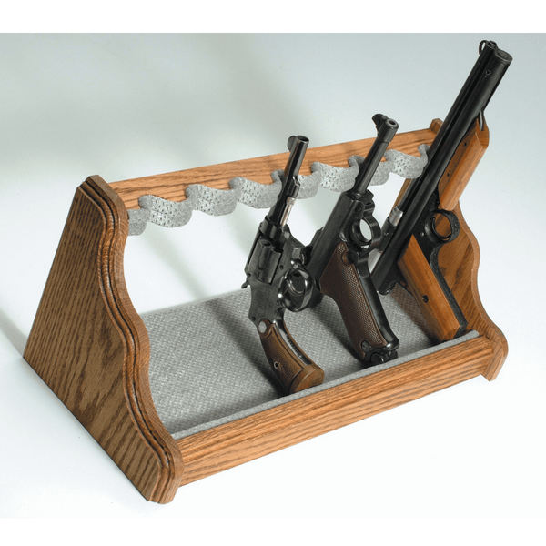 Accessory - Storage - Oak Pistol Rack - Dungarees Liberty Safe